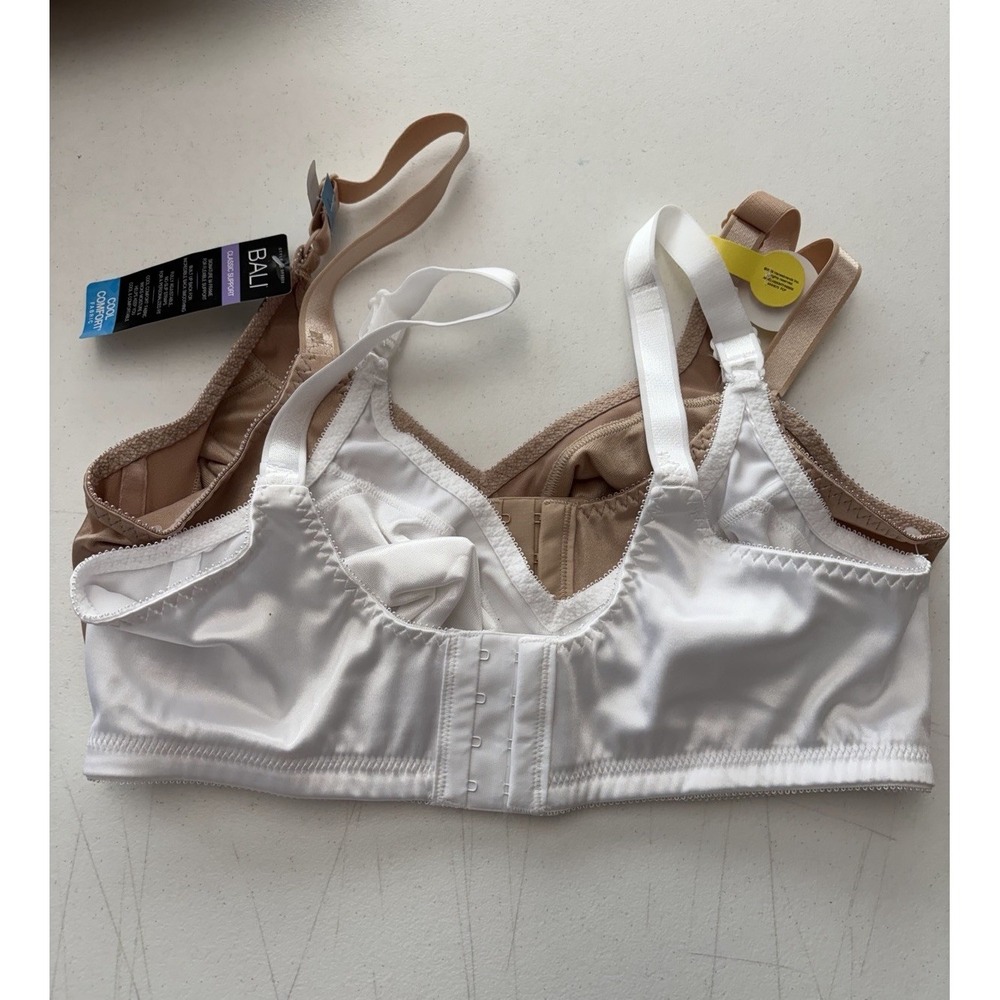 Bali Bra Classic Support 38C Cool Comfort Set Of 2 - NEW - Picture 2 of 3